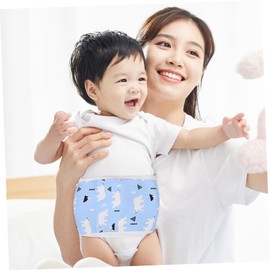 BIUDECO Infant Navel Belt 1pc Pregnancy Belly Support Band Printed Belly Band Soft Cotton Wrap for Cold Weather
