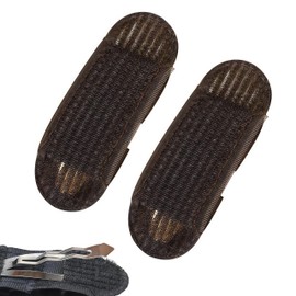 Hair Pillow, Hair Clip, 2 Pieces Top Side No Trace Hairpin Hair Styling Tool Fixing Sponge Hair Insert Tool Fused Hair Base Volumizing DIY Bump Styling Banquet Party Wedding Hair Accessories (Brown2PCS)