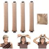 Rizador de Pelo Sin Calor, 4pcs Tubos para Cabello, Rizador