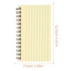 Lurrose 3Pcs Colorful Index Cards Notebooks 4.9X3 Inch Small Spiral