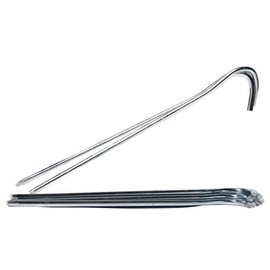 Vango 18cm Steel Pegs - 10 Pack, Silver, One Size