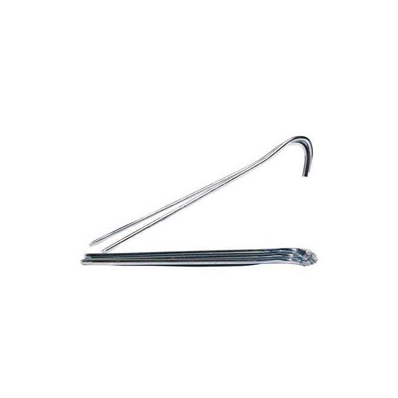 Vango 18cm Steel Pegs - 10 Pack, Silver, One Size