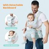 Multifunctional Breathable Baby Carrier with Hip Seat Lumbar Support Waist