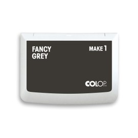 COLOP Make Series, Ink Stamp Pads, with Non-Toxic Premium Ink, Water-Based Acid-Free (Fancy Grey, Make 1-1-15/16" x 3-1/2")