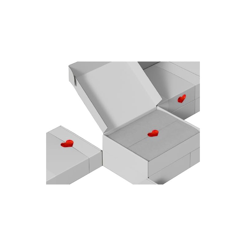 1 Paquete de 100 pzas corazones rojos