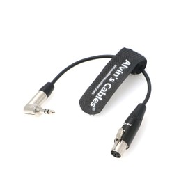 Ta5f to 3.5 mm Jack TRS Audio Cable for Lectrosonics DCHR Receiver to Camera Alvin's Cables 20 cm