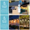 Solar Pendant Lights Outdoor IP65 Waterproof, 4 Heads Solar Powered