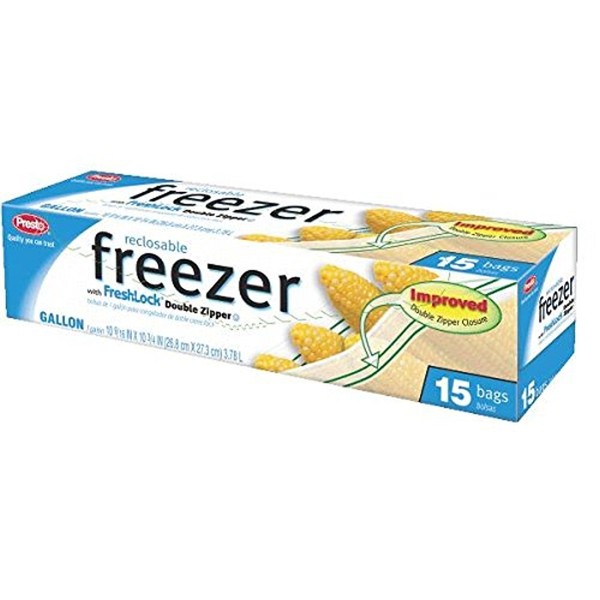 Presto Reclosable Freezer Bag