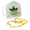 SilverAmber Jewellery NBARHON50 Lemon Baltic Amber Pearl Necklace - Chain