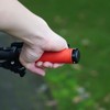 CNCLOL Mountain Bike Handlebar Grips,Bicycle Handlebar Grips for MTB/BMX,Red