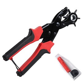 HIGHROCK Hole Punch Plier Puncher for Belt, Saddle, Watch Strap, Shoe, Fabric, Paper, etc