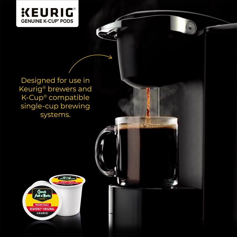 Chock full o’Nuts Heavenly Original Keurig K-Cup Pods for Keurig