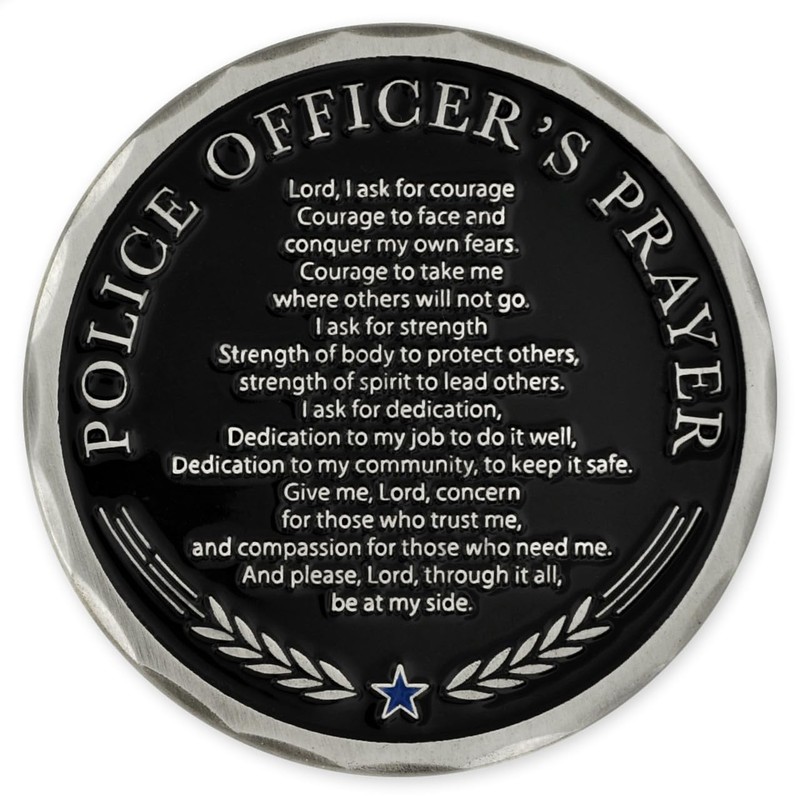 PinMart's Police Officers Prayer Challenge Coin