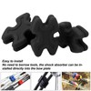 4pcs Bow Limb Dampener Wear Resistant Rubber Reducing Noise Vibration