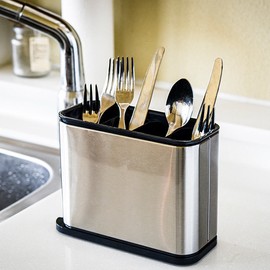 Mobengston stainless steel cutlery case kitchen cutlery holder, stainless steel cutlery case kitchen cutlery holder / 모벵스턴 스텐 수저통 키친 커트러리 홀더, 스텐 수저통 키친 커트러리 홀더