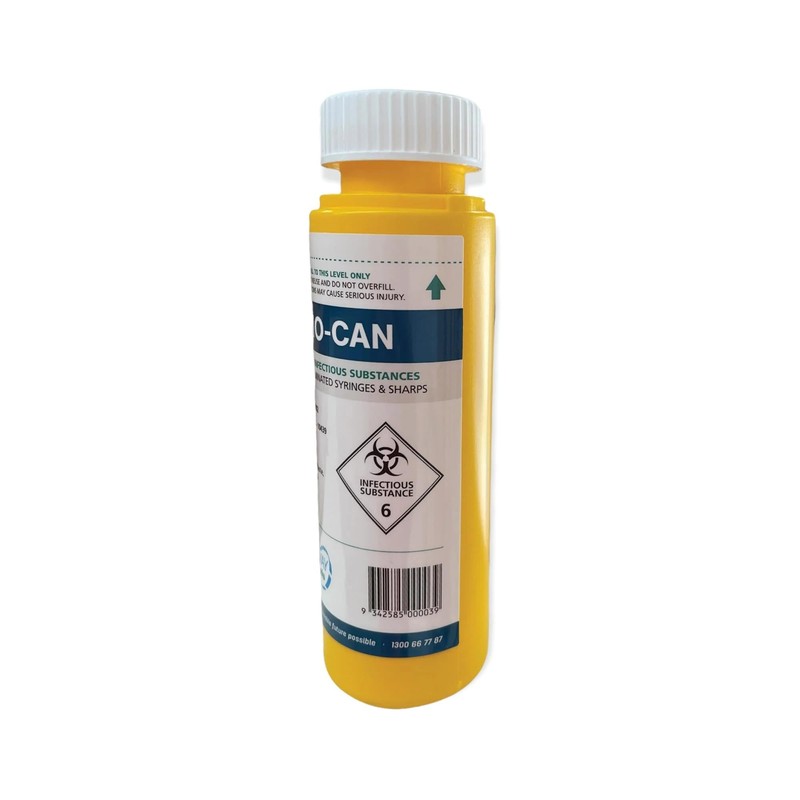 250ml Sharps Container Needle Biohazard Bin Disposal - Medical Waste