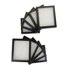 Riker Display Case - 140BK - 8" x 6" x 3/4" Collectables Display Mount Tray Box (Pack of 10)