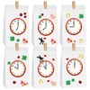 BOFUNX 6pcs New Year's Eve Countdown Bags with 6pcs Countdown