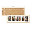 KSROECUD 8x26 Collage frame with 6 Openings 4X6 Pictures, Multiple