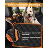 Victoper Dog Seat Cover for Cars Back Seat, 600D Heavy