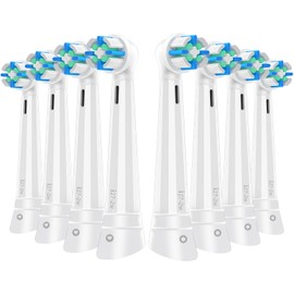 8 Pcs iO Replacement Heads Compatible with Oral B iO 2 3 4 5 6 7 8 9 10 Deep Clean Series Electric Toothbrush, Toothbrush Heads Compatible with Oral B iO with Medium Bristles Care Teeth (White)