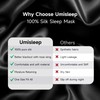 Umisleep 100% Pure Mulberry Silk Sleep Mask, 22 Momme 6A