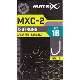 Matrix MXC-2 Size 10 Barbless Spade End PTFE Pack of 10