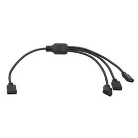 DUOBAGMA 5V 3 Pin ARGB Splitter Cable Argb Splitter 1 Female to 3 Male 30cm for CPU Cooler and 5V ARGB Fan