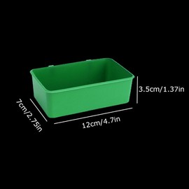 Esforzarse 3 Pack Bird Bath Cage, Parrot Bathtub, Cage Bird Bathtub, Bird Bath for Cage, Parrot Shower Bird Cage Accessories, Multi-Purpose Parakeet Shower Box for Small and Medium Size