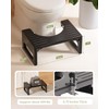 AmazerBath 7 Inches Bamboo Toilet Stool Squat for Adult, Foldable