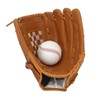 Baseball Glove Ergonomic PU Leather Baseball Mitts Softness Professional Baseball