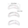 minkissy 6pcs Mold Kit Eyebrow Template Eyebrow Stencil Kit Eyebrow