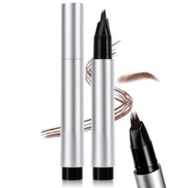 Erinde Lápiz de Cejas Líquido con Efecto Microblading, Duradero y Resistente al Agua, Rellena y Define Cejas Naturalmente con Aplicación Precis, Creación de una forma natural de cejas,#02
