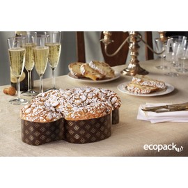 Ecopack, 50 x 500g Dove Disposable Baking Tin - Heat Resistant to 220°C - 25cm x 18cm x 5cm
