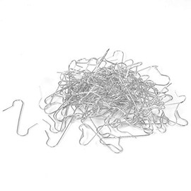 Inge-glas 1900-04 Ball Hangers S-Hooks in Silver (3 - 4 cm), Box of 100