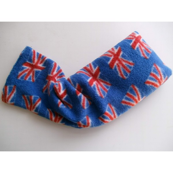 Heat Pack Plush Fleece Union Jack Flag Heat Pack (Lavender)