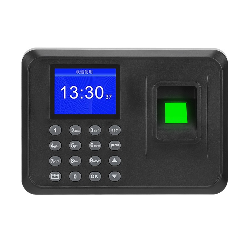 2.4in Screen Biometric Fingerprint Password Attendance Machine Time Clock Recorder