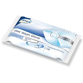 TENA Wet Wash Gloves Odourless (1x5)