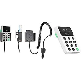 IZettle Card Reader 2 (Green Button) Vehicle/Taxi/Cab Mount & Charger/Dock - with Window Sucker Attachment (Card Reader NOT Included)