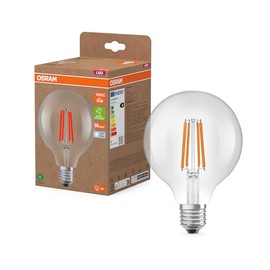 OSRAM Classic Edison Shape with Decorative LED Filament EEK A E27 5W 1055lm 2700K Warm White No Warming Up Instant 100% Lighting