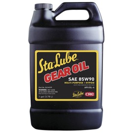 CRC Sta-Lube API/GL-4 Multi-Purpose Gear Oil 85W90, Sta-Lube, 1 Gallon, Hypoid Gear Oil, Yellow Metal Safe, Anti-Rust And Anti-Wear Ep Additives