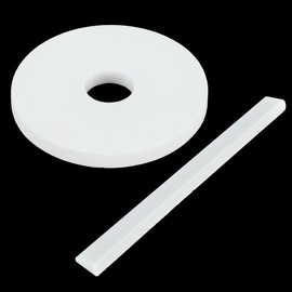 WEBEEDY 2 Pcs Pottery Stilt Stone Abrasive Stone for Smoothing and Shaping Ceramic Surfaces,7.1" Strip & 3.1" Round Clay Modeling Pottery Tools Pottery Kiln Tools for Clay Polishing Craft Supplies