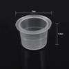 Wytino 100pcs/set disposable tattoo pigment cups caps, plastic microblading pigment
