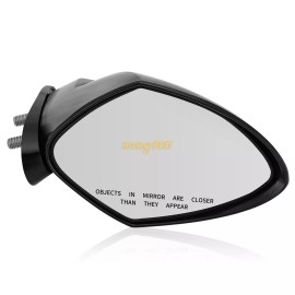 M MATI Right Side Mirror for Yamaha WaveRunner EX Sport Deluxe 2017-23 F3Y-U596C-10-0