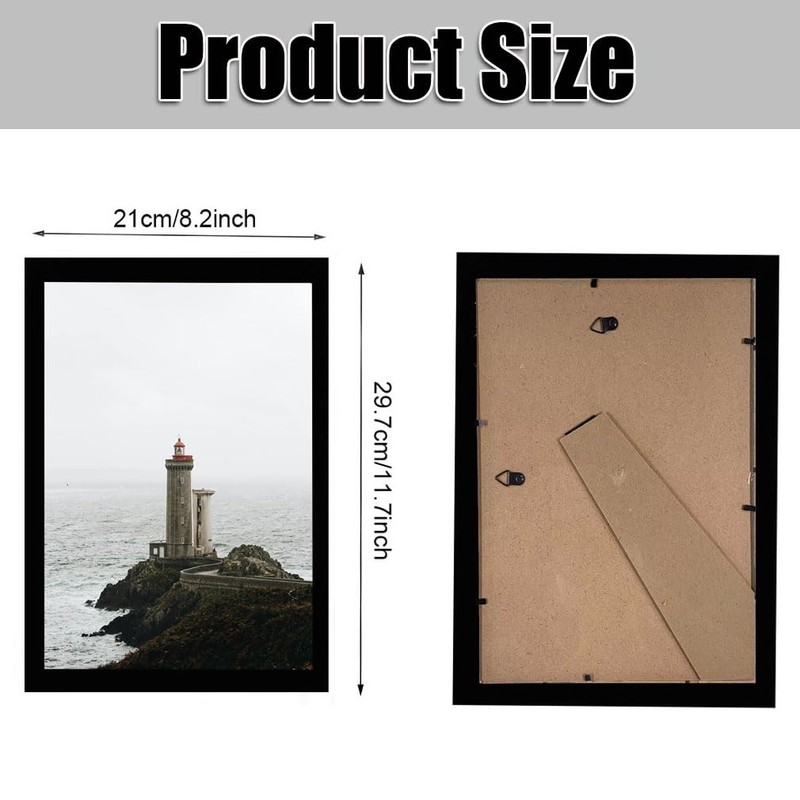 A4 Frame Picture Frame Photo Frame with Safe Perspex A4