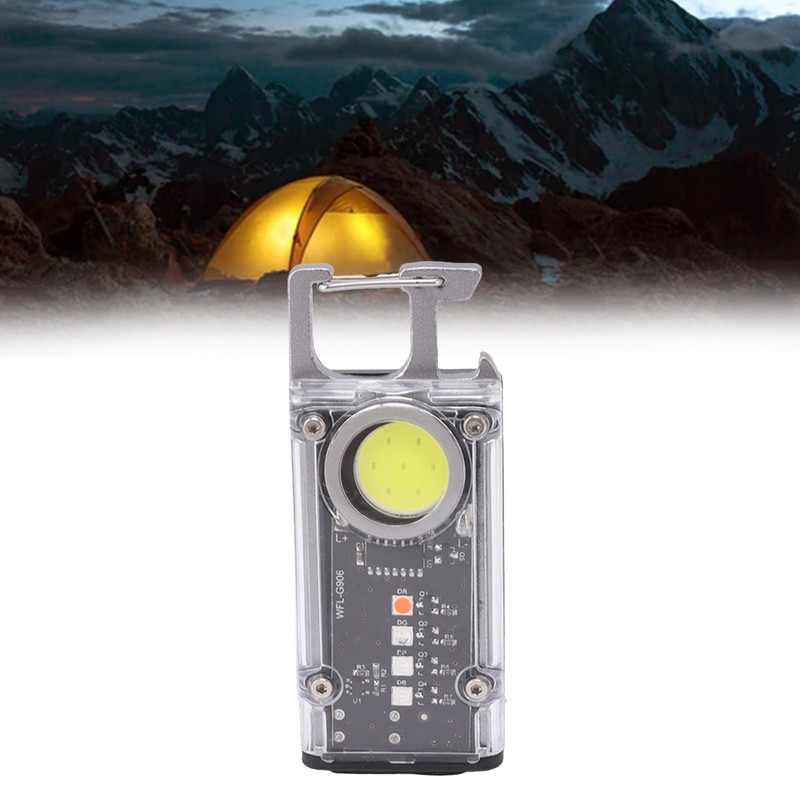 Mini COB Work Light 8 Mode Portable Rechargeable Magnetic Hook