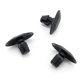 VVO Fasteners Black Plastic Clips Side Body Trim Compatible with Some Peugeot 807 (Pack of 10 Clips)