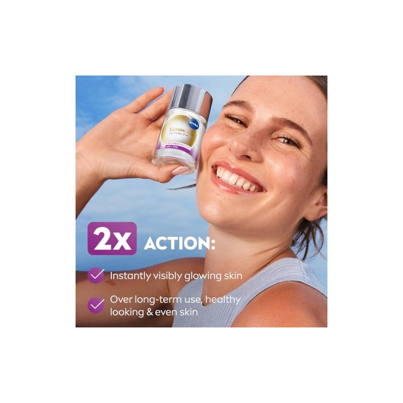 NIVEA Luminous 630 Instant Skin Glow Daily Liquid Exfoliant 100ml,