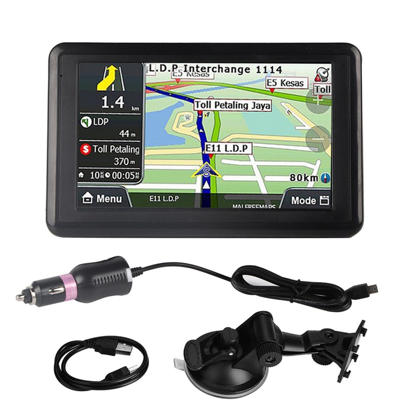 Universal 5 Inch Touch Screen Car Navigator GPS Navigation DDR256M