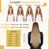 [Keeps Texture]Sunny Nano Hair Extensions Brown Nano Tip Extensions Ombre